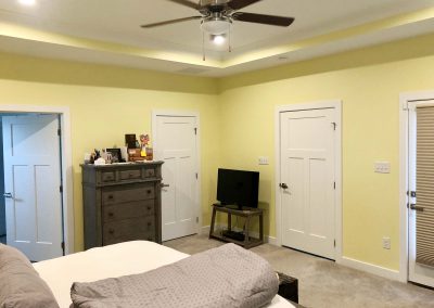 Peninsula Lakes Millsboro, Delaware custom interior repaint fresh yellow bedroom